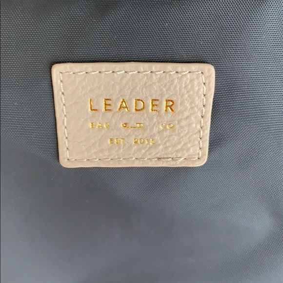 Leader Bag Co. Learher & Canvas Diaper Bag